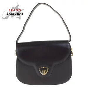 Gucci Dark Brown Leather Handbag